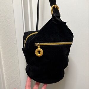 Funky little black purse/ crossbody bag - brand “sereta”